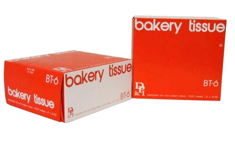 Bakery Tissue Paper  6" X 10-3/4" 10000/Case
