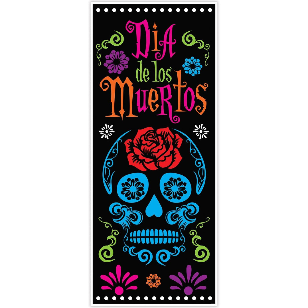 Beistle 00384 Day of the Dead Door Cover 30" x 5'