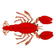 Beistle 11" Tissue Lobster DecorationShopAtDean