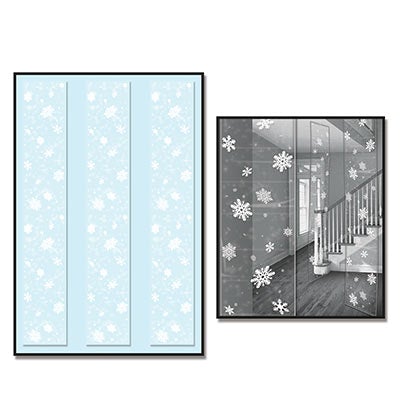 Beistle 22727 Snowflake Party Panels 6' x 12"