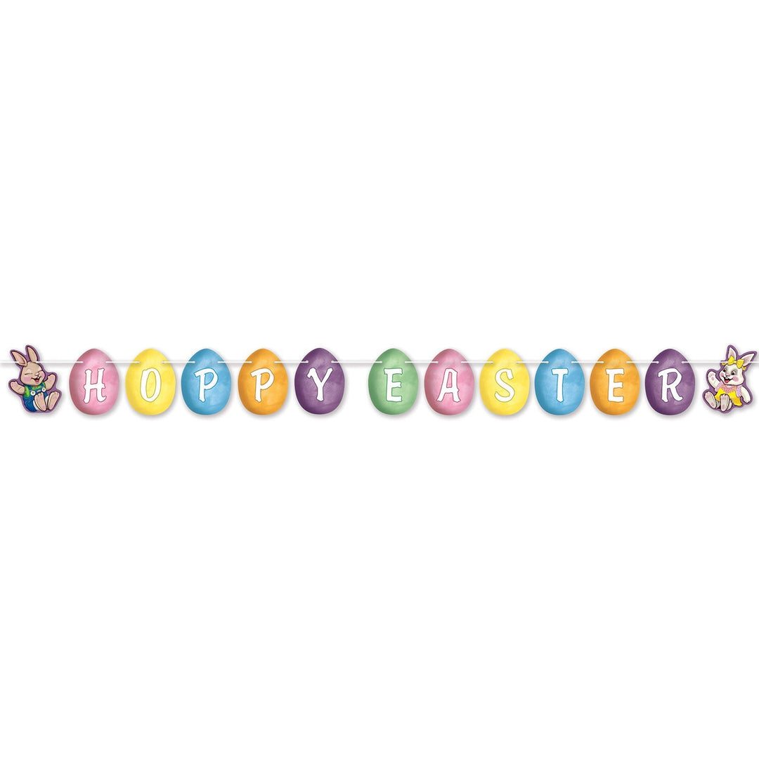 Beistle 40012 8' Hoppy Easter Streamer