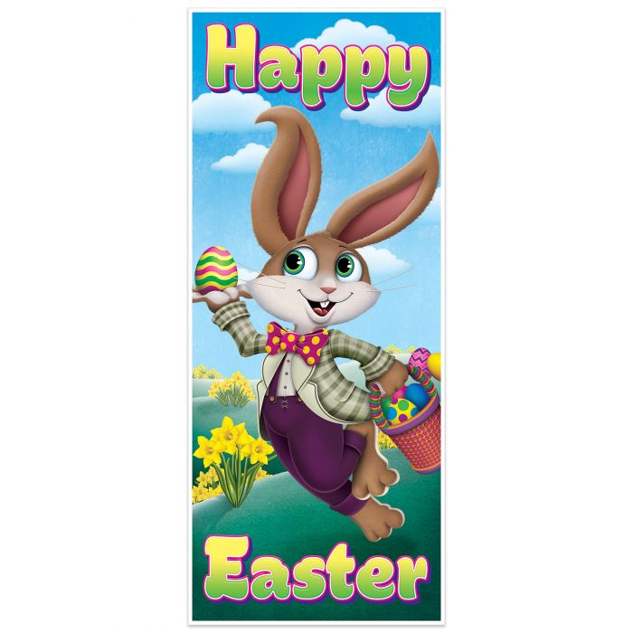 Beistle 40774 30" x 6' Easter Door Cover