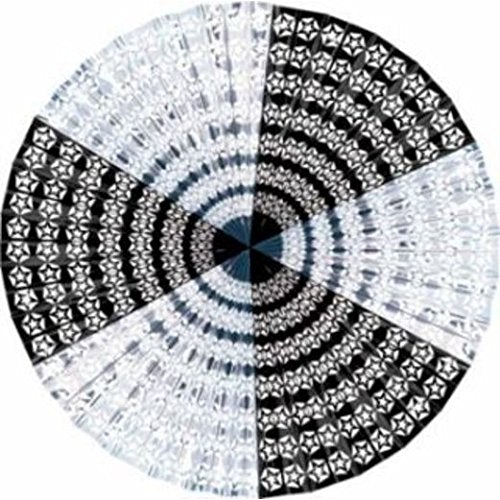 Beistle 50448-BKS 48" Metallic Stars Fan