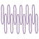 Beistle 50570-PL Purple Bead Necklace 12/Pack
