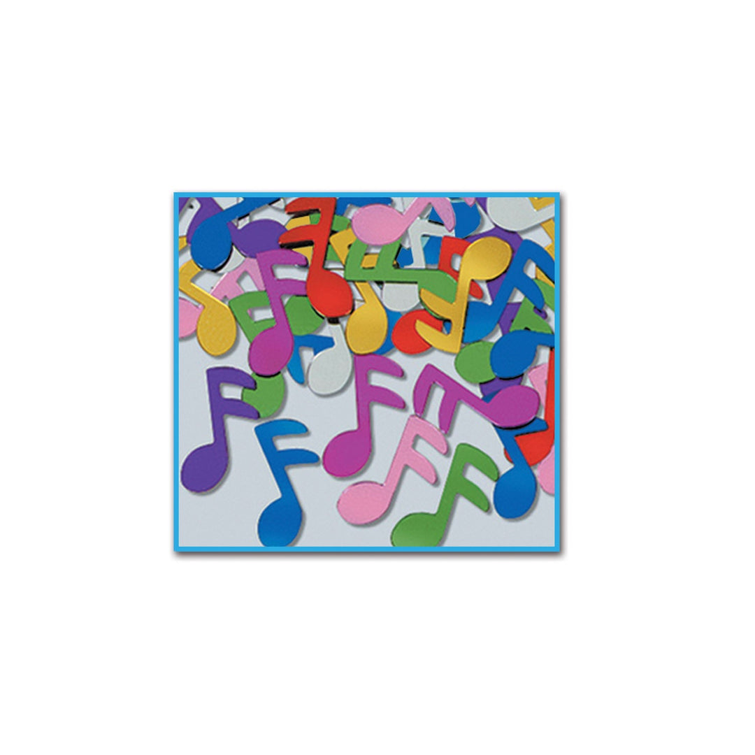 Beistle 50637-MC Fanci-Fetti Musical Notes 1 oz