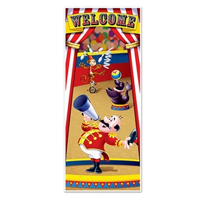 Beistle 52189 30" X 5' Circus Tent Door Cover