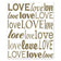 Beistle 53302  "Love" Insta-Mural Backdrop 5' x 6'