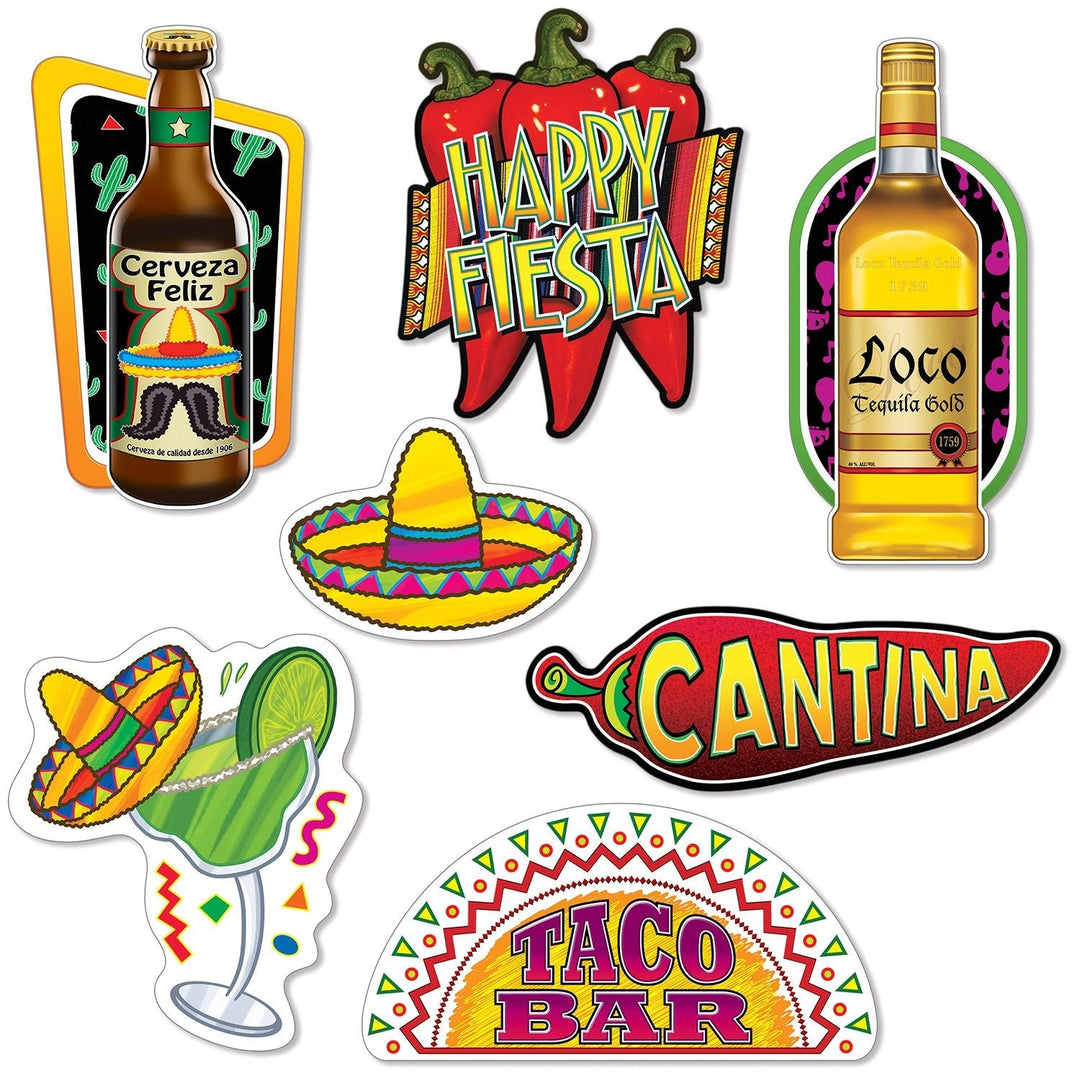 Beistle 53436 Fiesta Cutouts