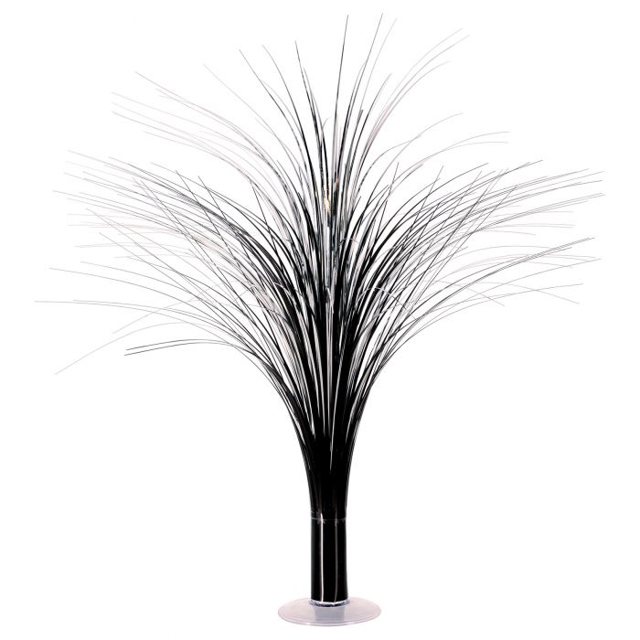 Beistle 53929-BKS 19" Black & Silver Metallic Spray Centerpiece