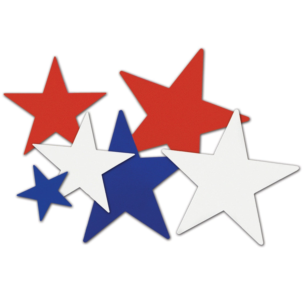 Beistle 55266 Assorted Star Cutouts