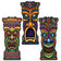 Beistle 55331 Tiki Cutouts 22"