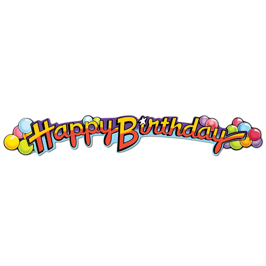 Beistle 55400 35" Happy Birthday Streamer