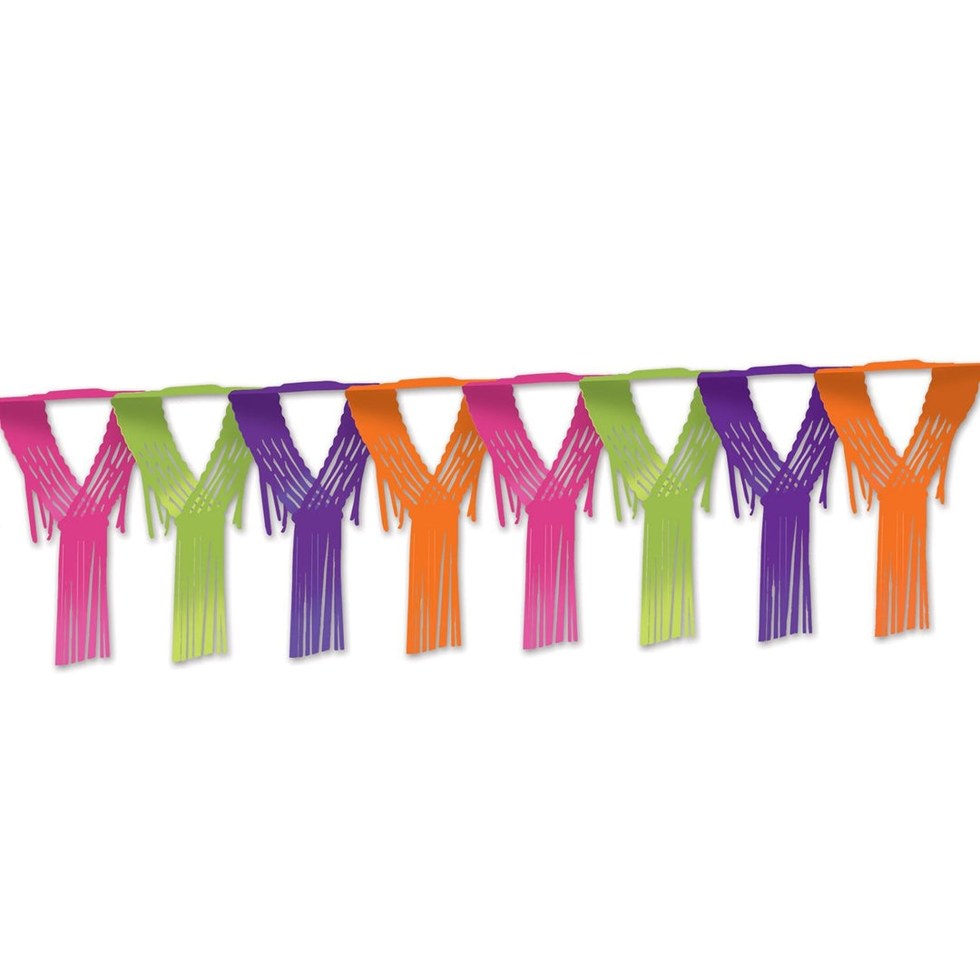 Beistle 55523-BRT 20" x 12' Drop Fringe Garland