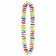 Beistle 57391-50 Silk 'N Petals Rainbow Floral Lei 40"