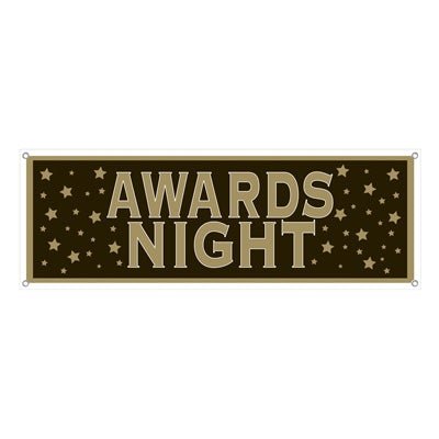 Beistle 57652 5' x 21" Awards Night Sign Banner