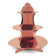 Beistle 59990-RSEGD 13.5" Metallic Rose Gold Foil Cupcake Stand