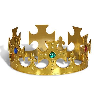 Beistle 60250-GD 23-1/2" Gold Crown