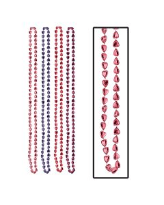 Beistle 70573 33" Candy Heart Shaped Bead NecklaceShopAtDean