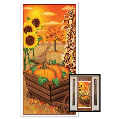 Beistle 90010 Fall Door Cover 30" x 5'