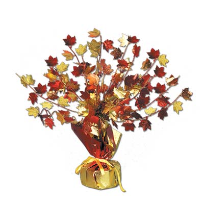 Beistle 90805 15" Autumn Leaves Gleam N Burst Centerpiece (90805)ShopAtDean