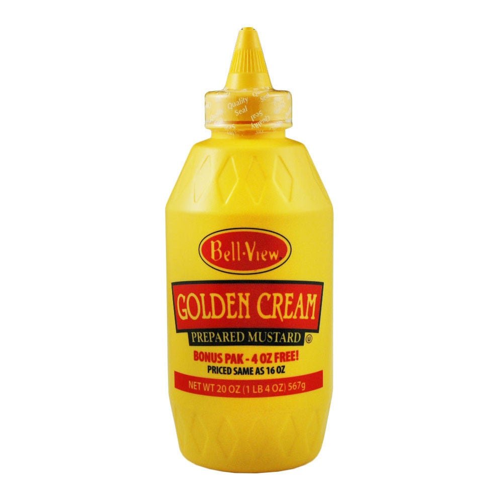 Bell View 20 Squeeze Yellow Mustard 12Case