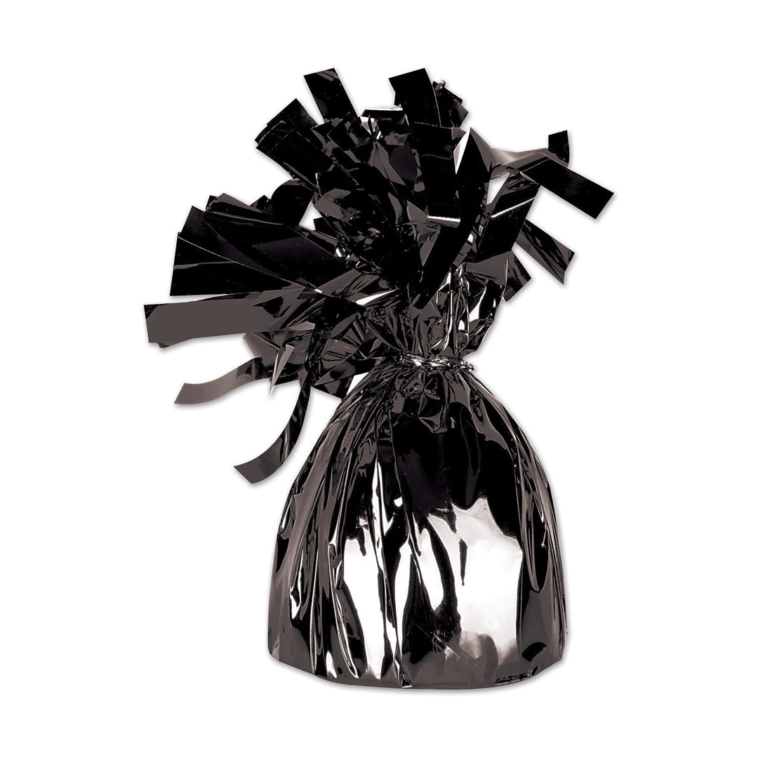 Beistle Black Metallic Wrapped Balloon Weight (50804)