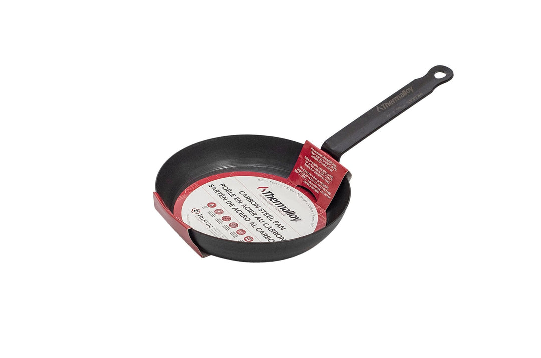 Browne Foodservice 573736 Carbon Steel Fry Pan 6.3"