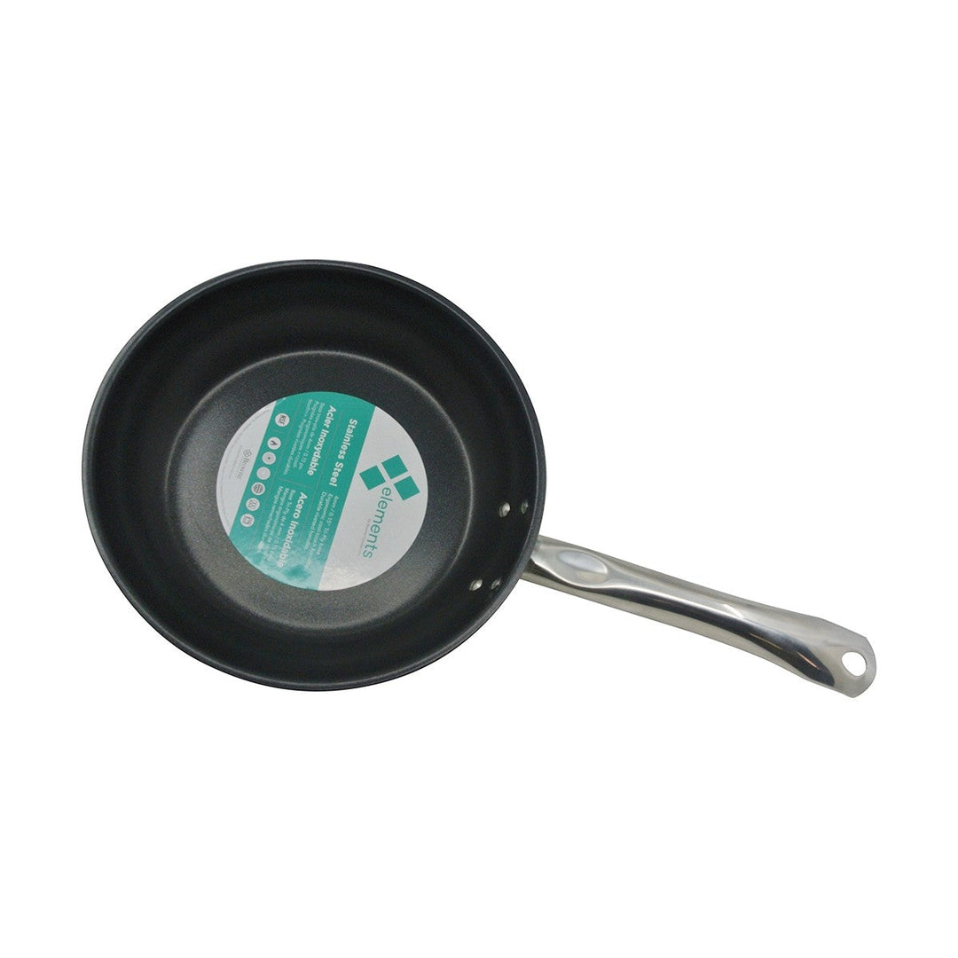 Browne Foodservice Elements 5734060 Teflon Select Stainless Steel Fry Pan 9.5"