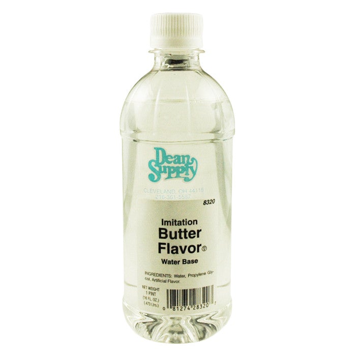 Butter Flavor 16 Oz Bottle Water Base