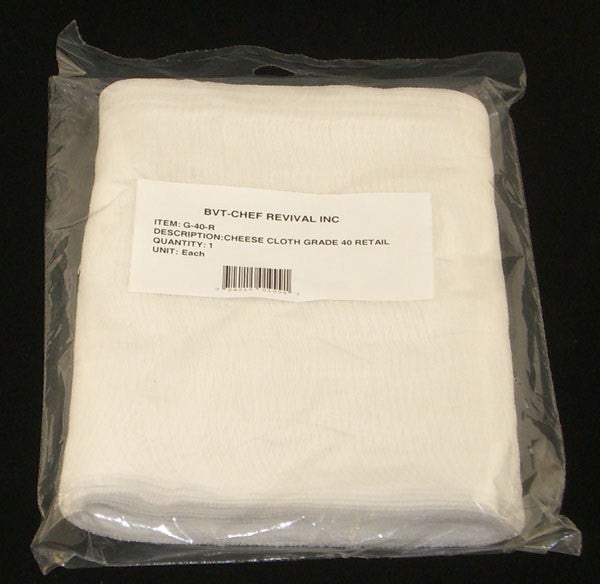 Chef Revival 4 Square Yards Cheesecloth Grade 40 (G-40-R)