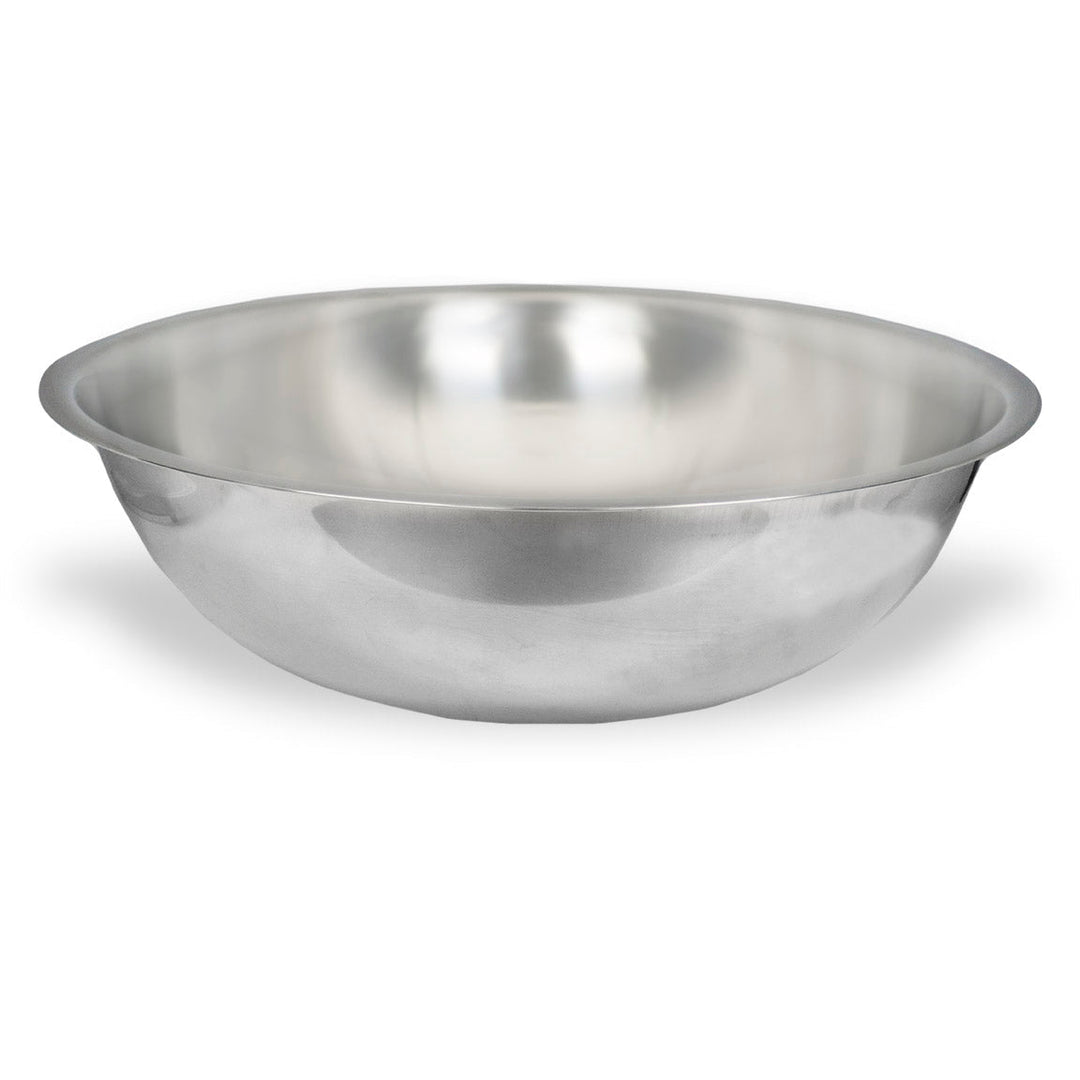 Adcraft Stainless Steel Mirror Finish Mixing Bowls 9.5 Quart