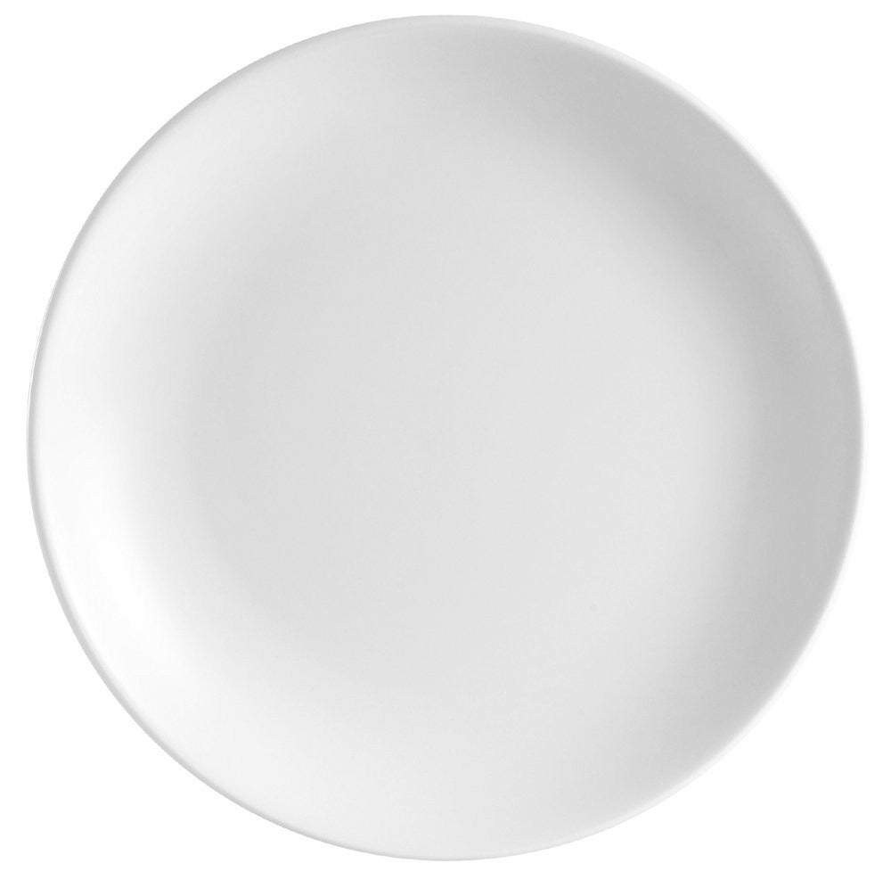 City Arts China H-CP16 Hampton 10.5" Round White Coupe Plate