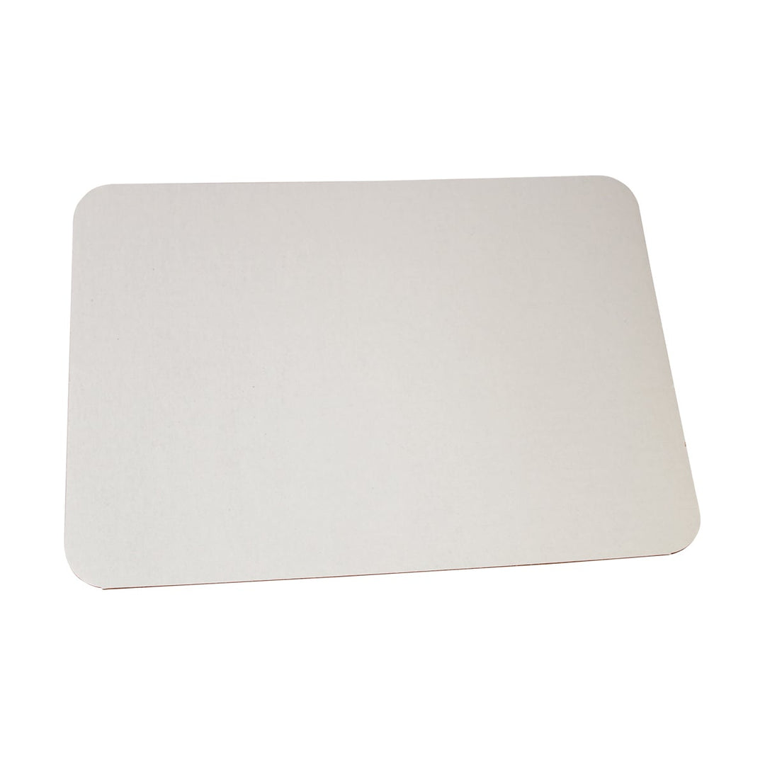 Cake Pad 14" x 10" White Corrugated Pad