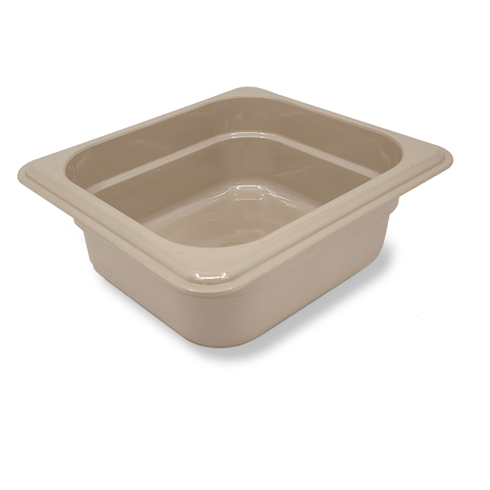 Cambro H-PAN 62HP772 1/6 Size 2" High Heat Sandstone Food Pan