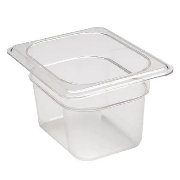 Cambro 86CW135 1/8 Size 4" Camwear Clear Food Pan