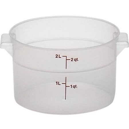 Cambro RFS2PP190 2 Qt Round Translucent Container