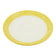 Cardinal C3784 5.5" Saucer Brushed Yellow Band
