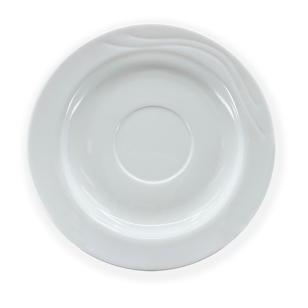 Cardinal D6909 White Shade Saucer 5-7/8"
