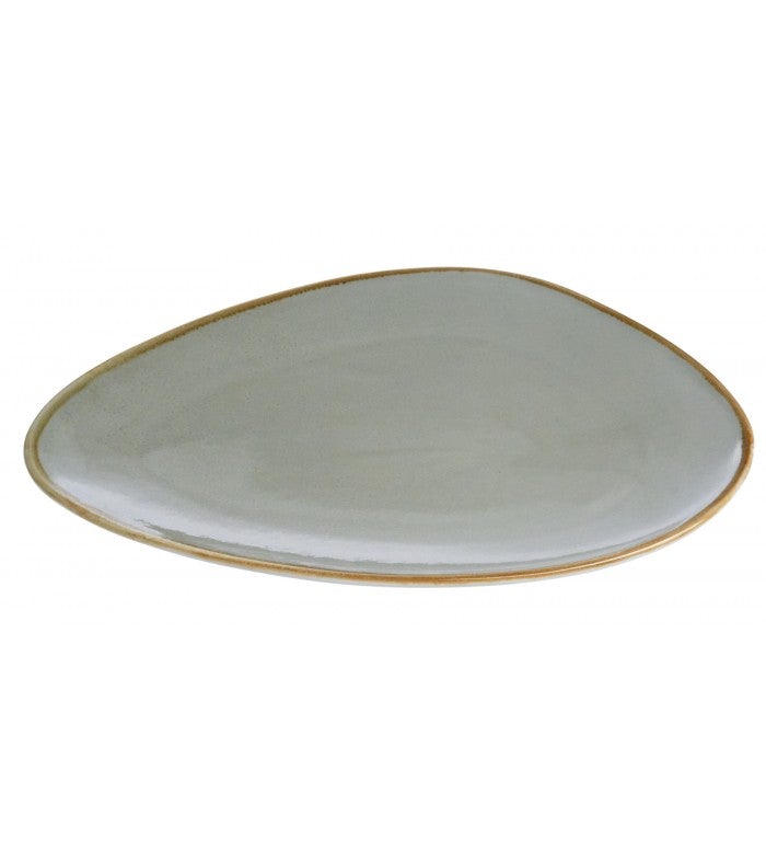Cardinal FJ046 Terrastone Oval Platter Sage Green 11.5" x 8" Cardinal