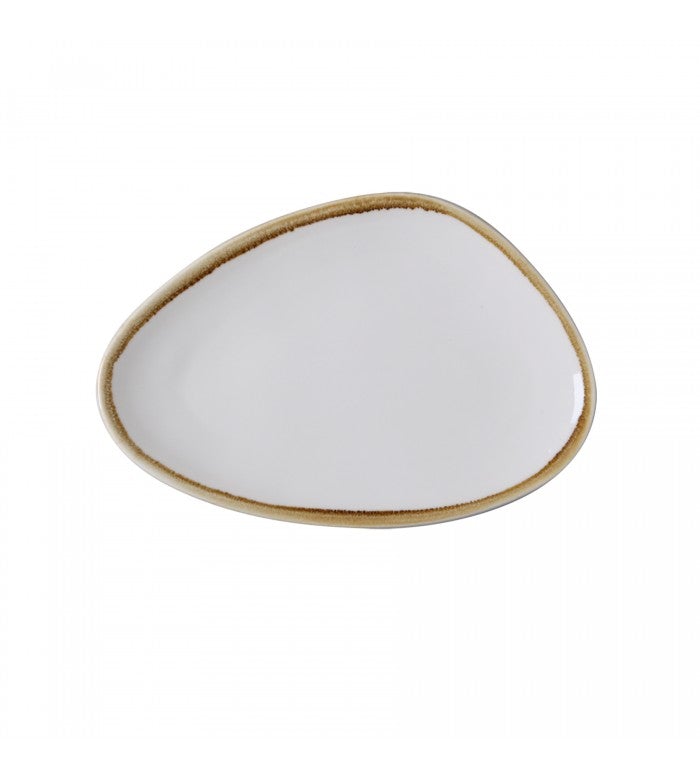 Cardinal FJ547 Terrastone Oval Platter White 10" x 7" Cardinal