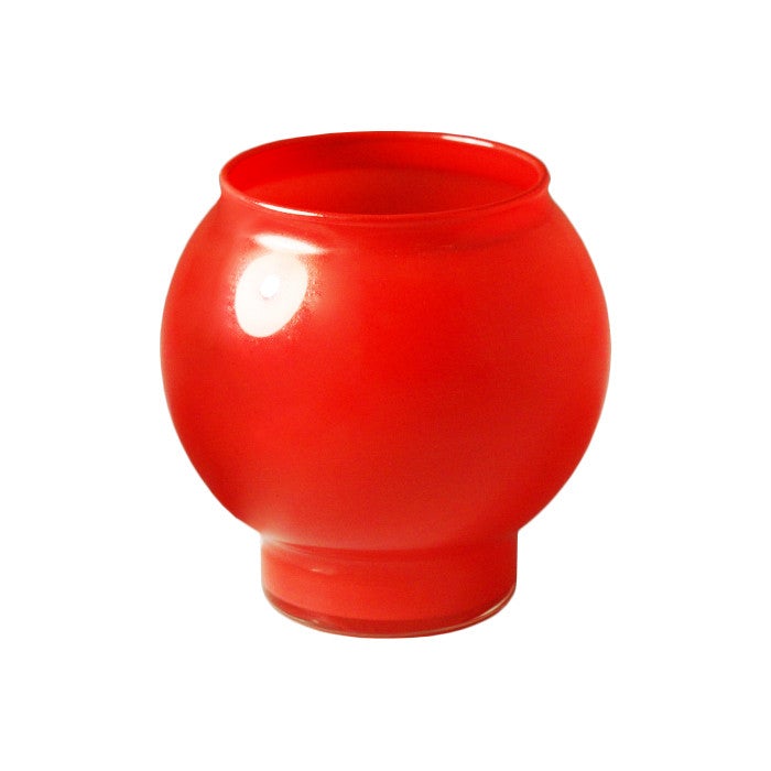 Cardinal Rytmo Votive 3.25" Red Glass Votive 6/Box
