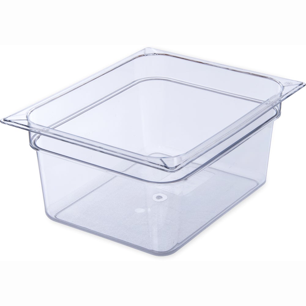 Carlisle StorPlus 10222B-07 1/2 Size Clear 6" Deep Food Pan