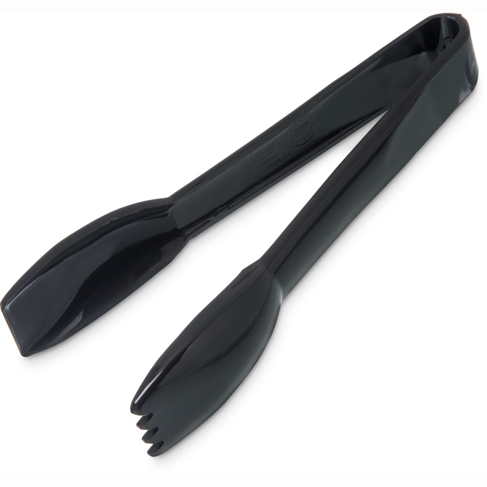 Carlisle 4606-03 6.25" Black Carly Salad Tong