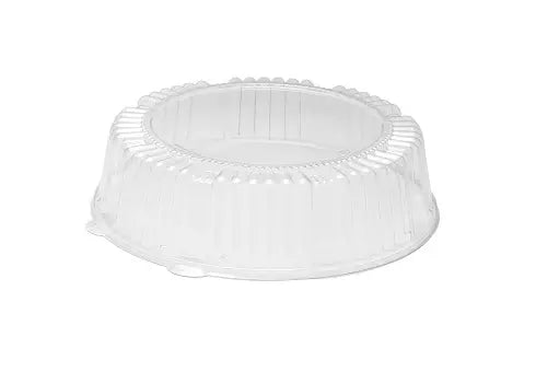 CaterLine A12PETDM 12" Round Clear Dome Lids for CheckMate TraysShopAtDean