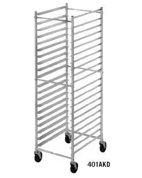 Channel 401AKD KD Aluminum 20-Slot Bun Pan Rack