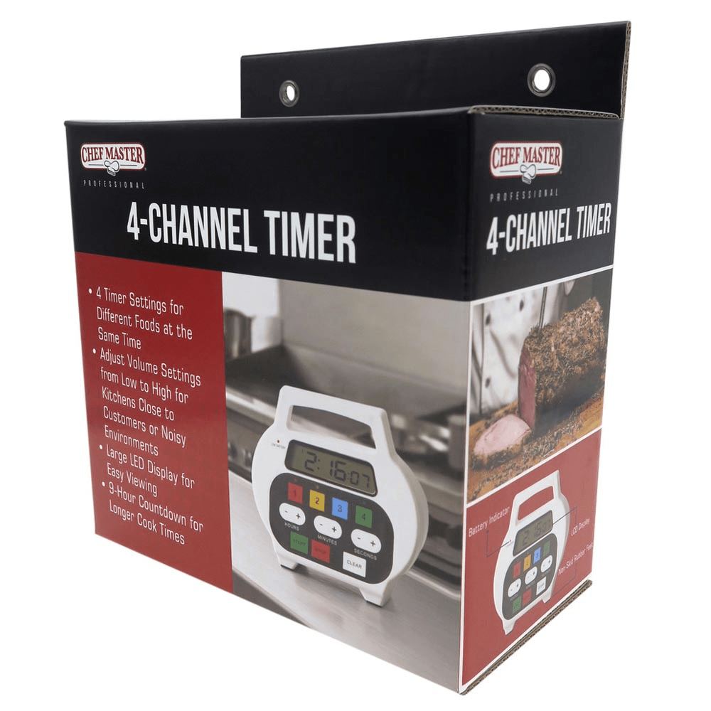 Chef Master 4-Channel Timer (90218)ShopAtDean