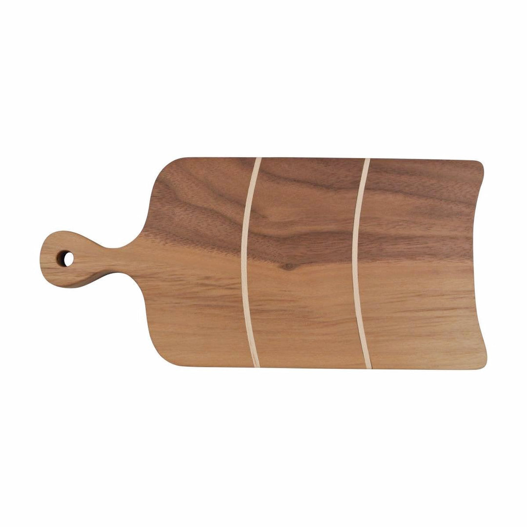 Cheforward Affirm Rectangle Arched Board w/Maple Inlay & Handle