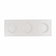 Cheforward Create Rectangle White 3-Section Tray Melamine