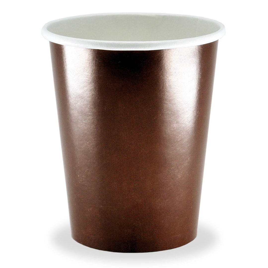 Creative Converting Chocolate Brown 9 Oz Paper Hot Cups