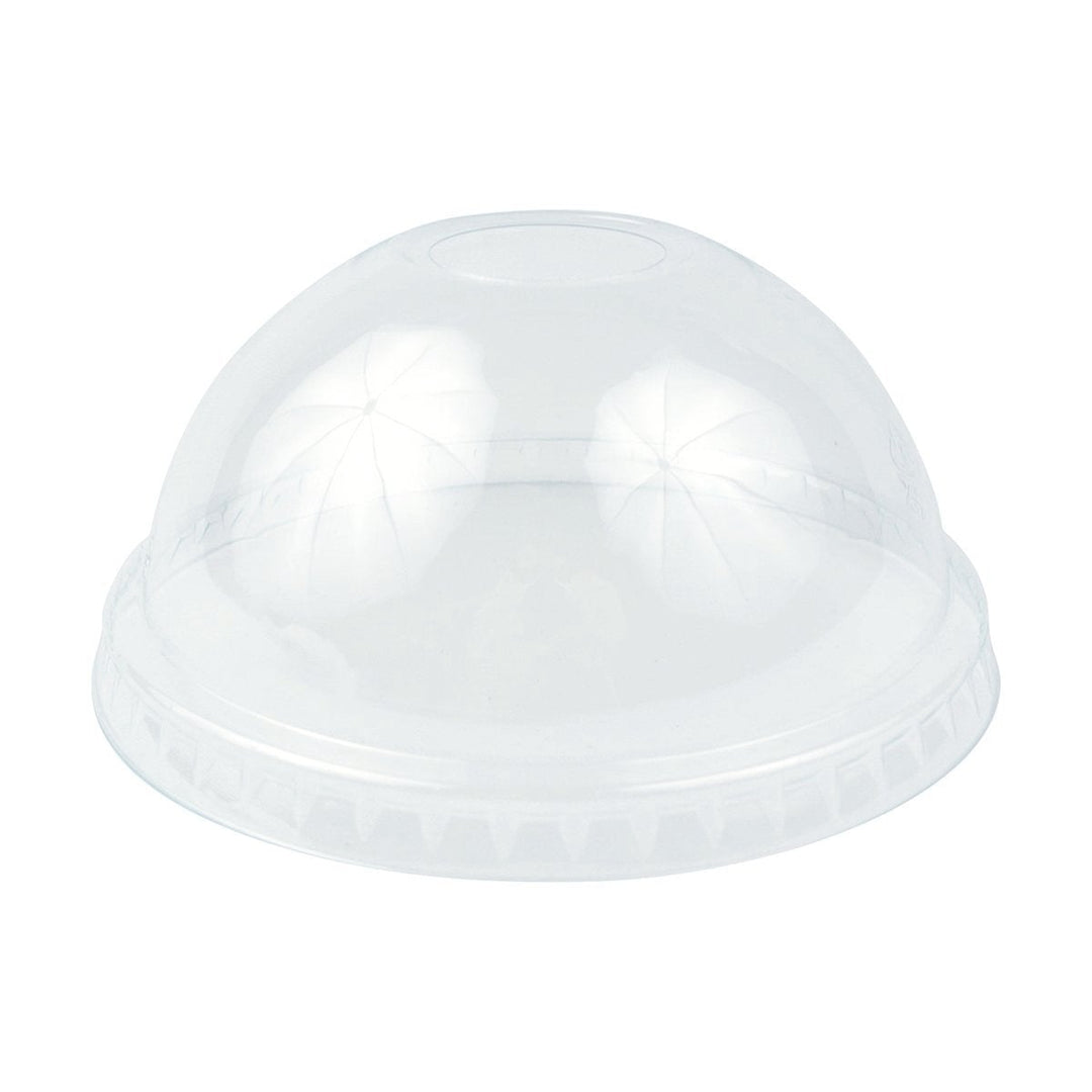 Clear PET Dome Lid with Hole